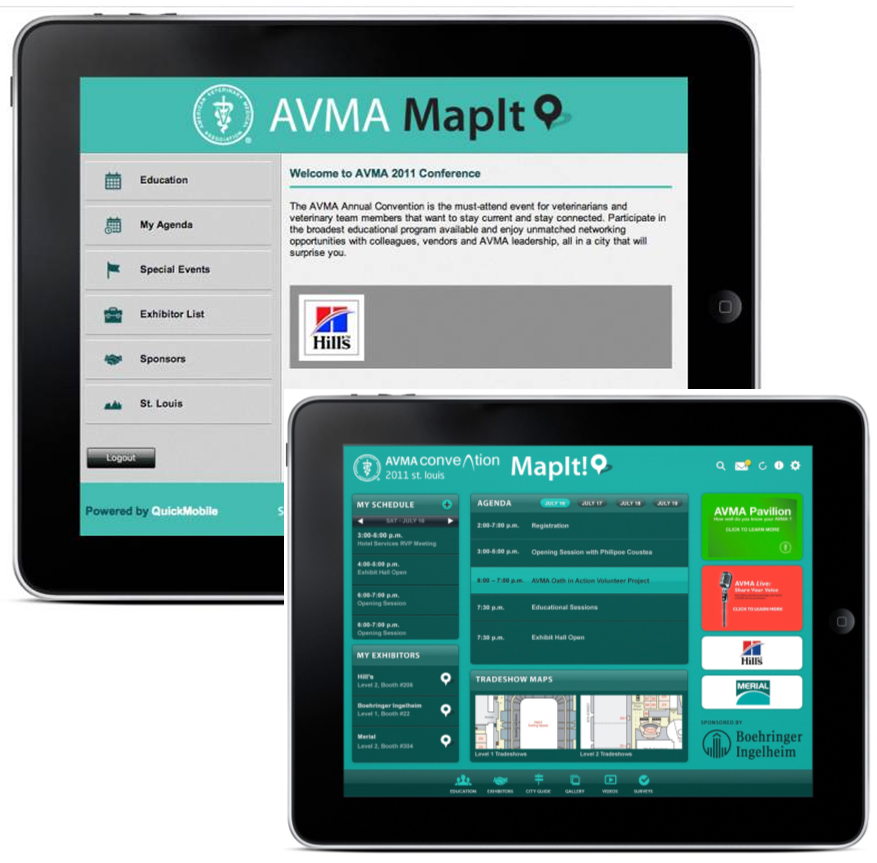 PSAV Brings 'MapIt!' Web and Mobile App to AVMA Event Attendees