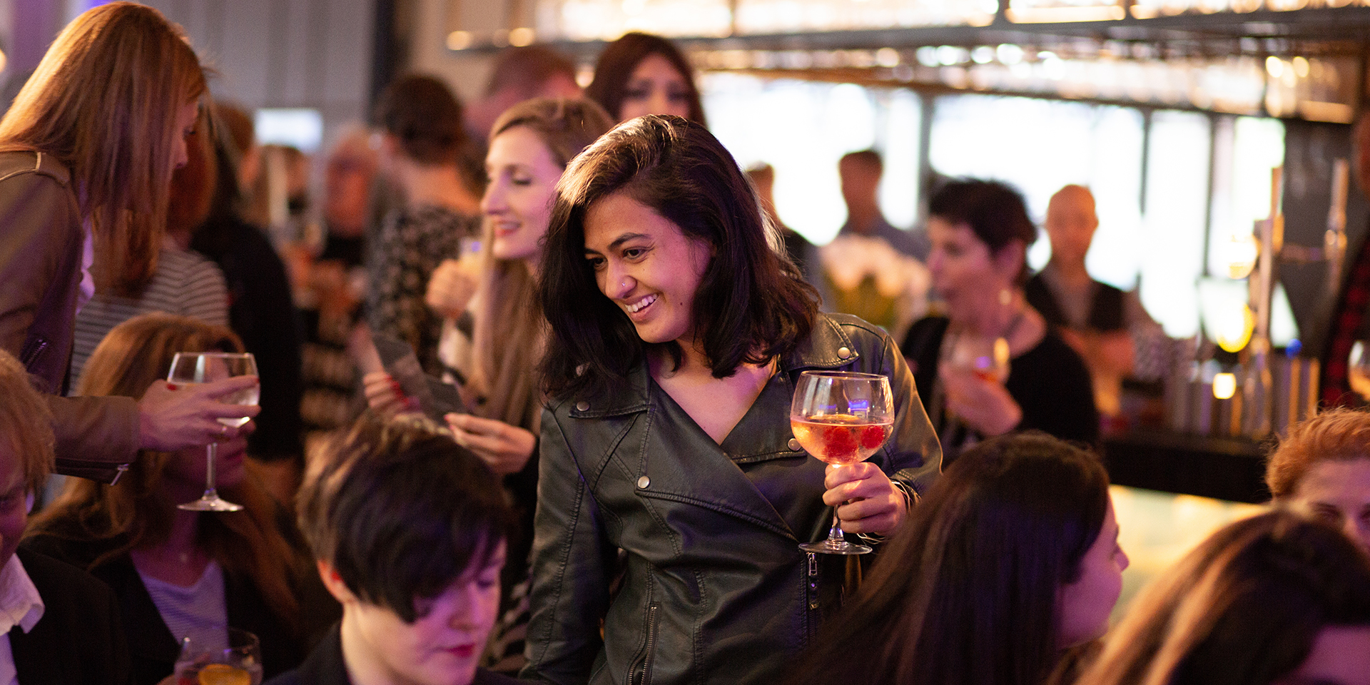 Guests at the event enjoy AC’s signature Gin Tonic— Photo by Marriott International