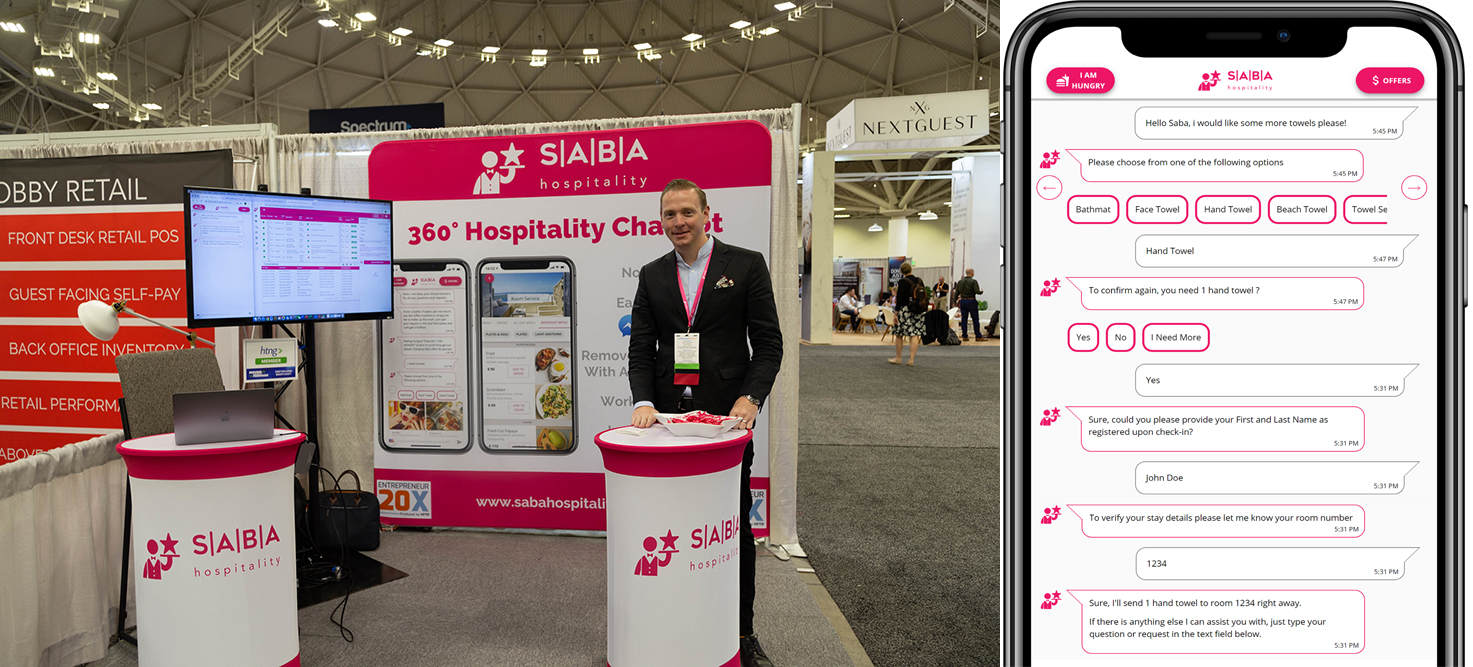 SABA Hospitality at HITEC Minneapolis — Photo by Hospitality Net