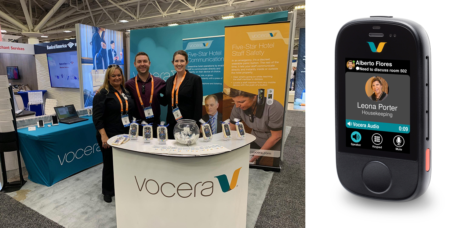 Team Vocera Communications at HITEC Minneapolis — Photo by Hospitality Net