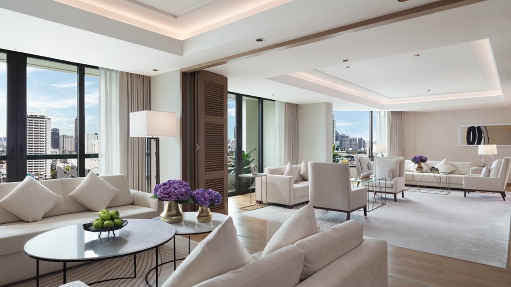 New Presidential Terrace Suite At Siam Kempinski Hotel Bangkok Hospitality Net