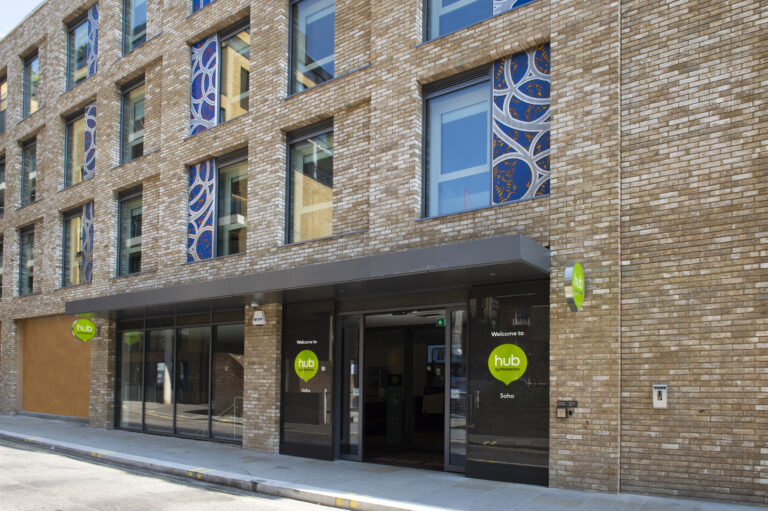 The first hub by Premier Inn hotel in Soho opened on Berwick St in April 2021 — Photo by Whitbread PLC