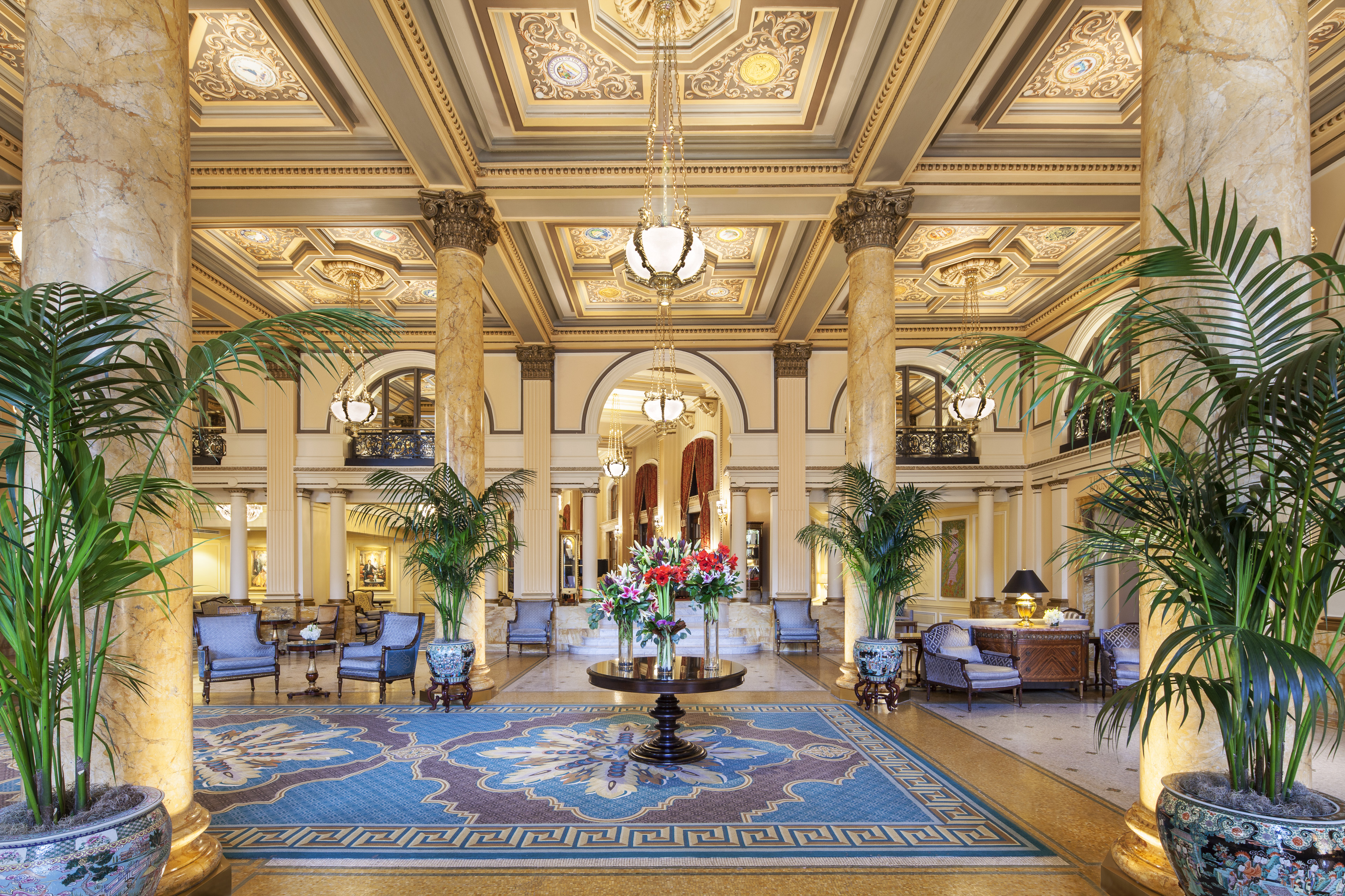 Lobby of InterContinental Washington DC The WIllard— Photo by IHG