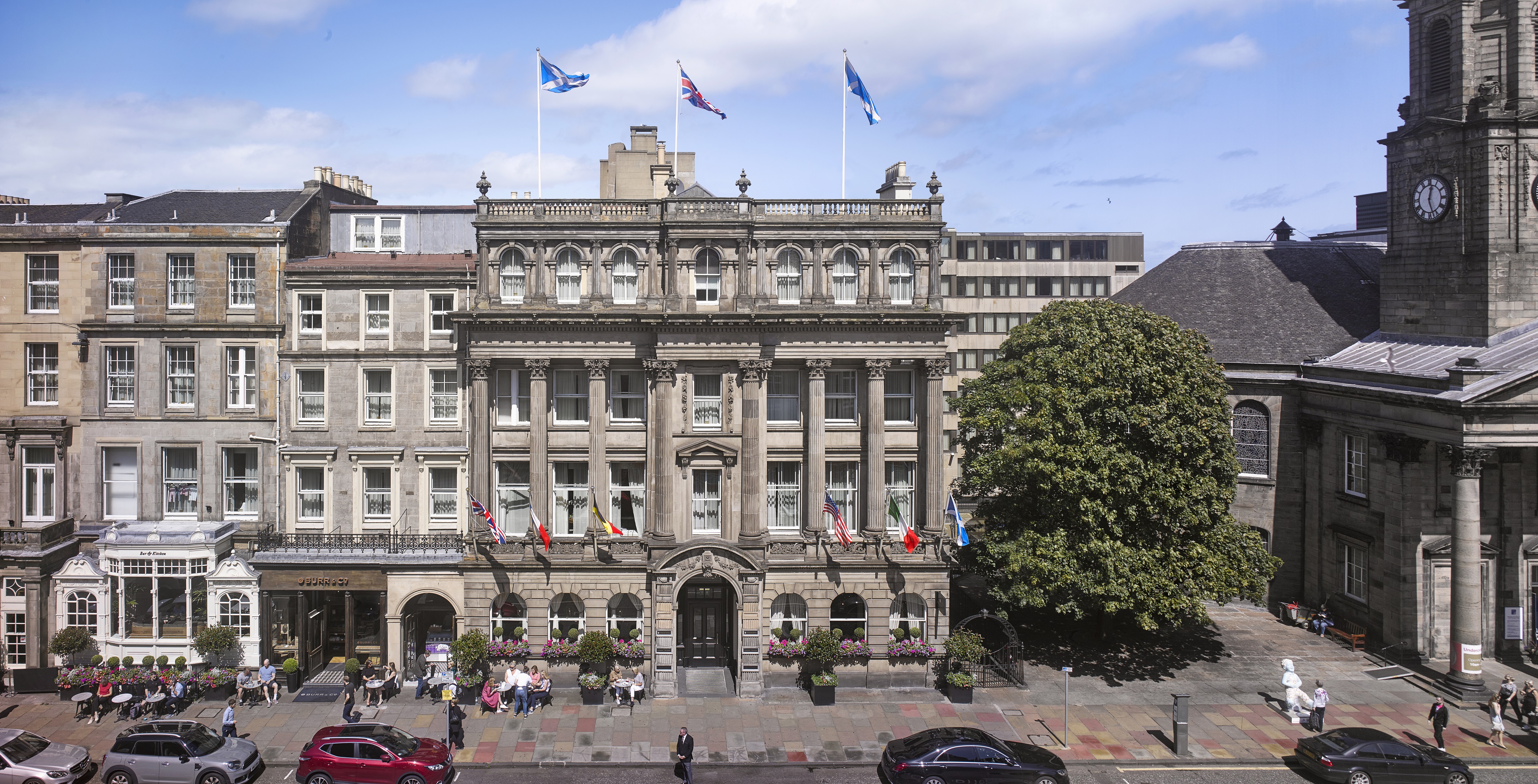 Exterior of InterContinental Edinburgh - The George— Photo by IHG