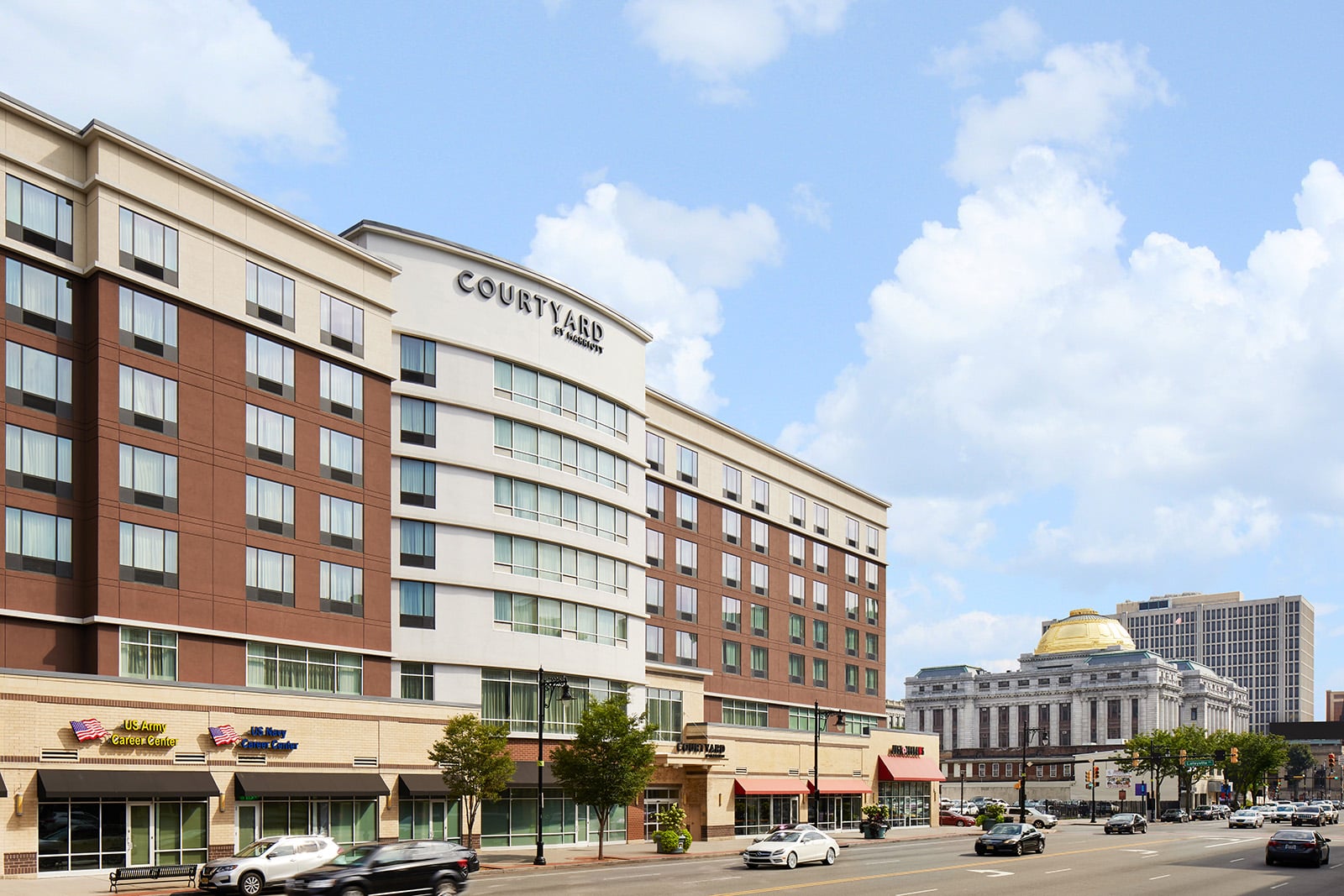 The Courtyard by Marriott Newark Downtown, owned and operated by MCR Hotels — Photo by Otelier (formerly myDigitalOffice)