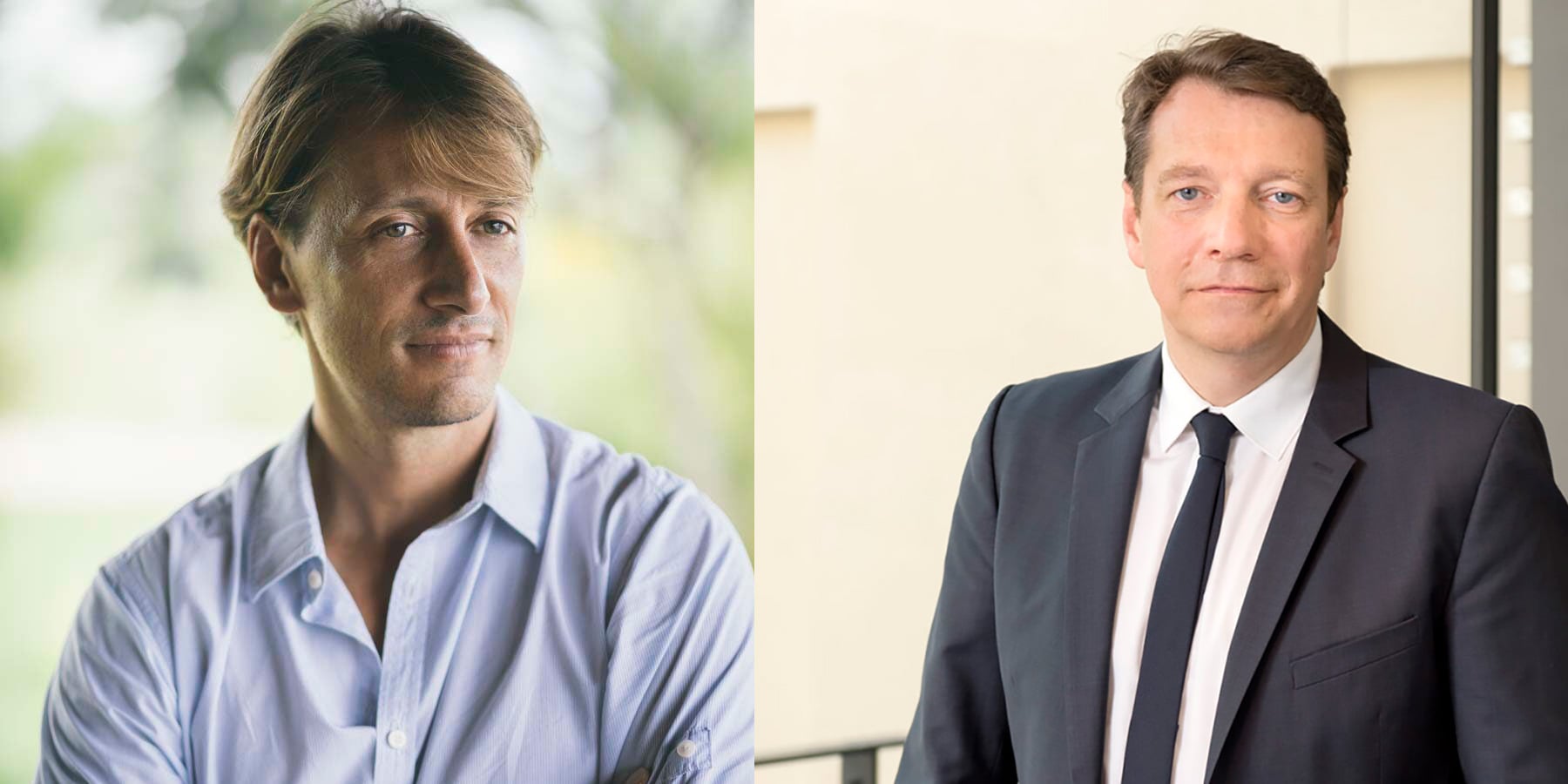 (l): Arnaud Zannier - (r): Jacques Olivier Chauvin — Photo by BLLA