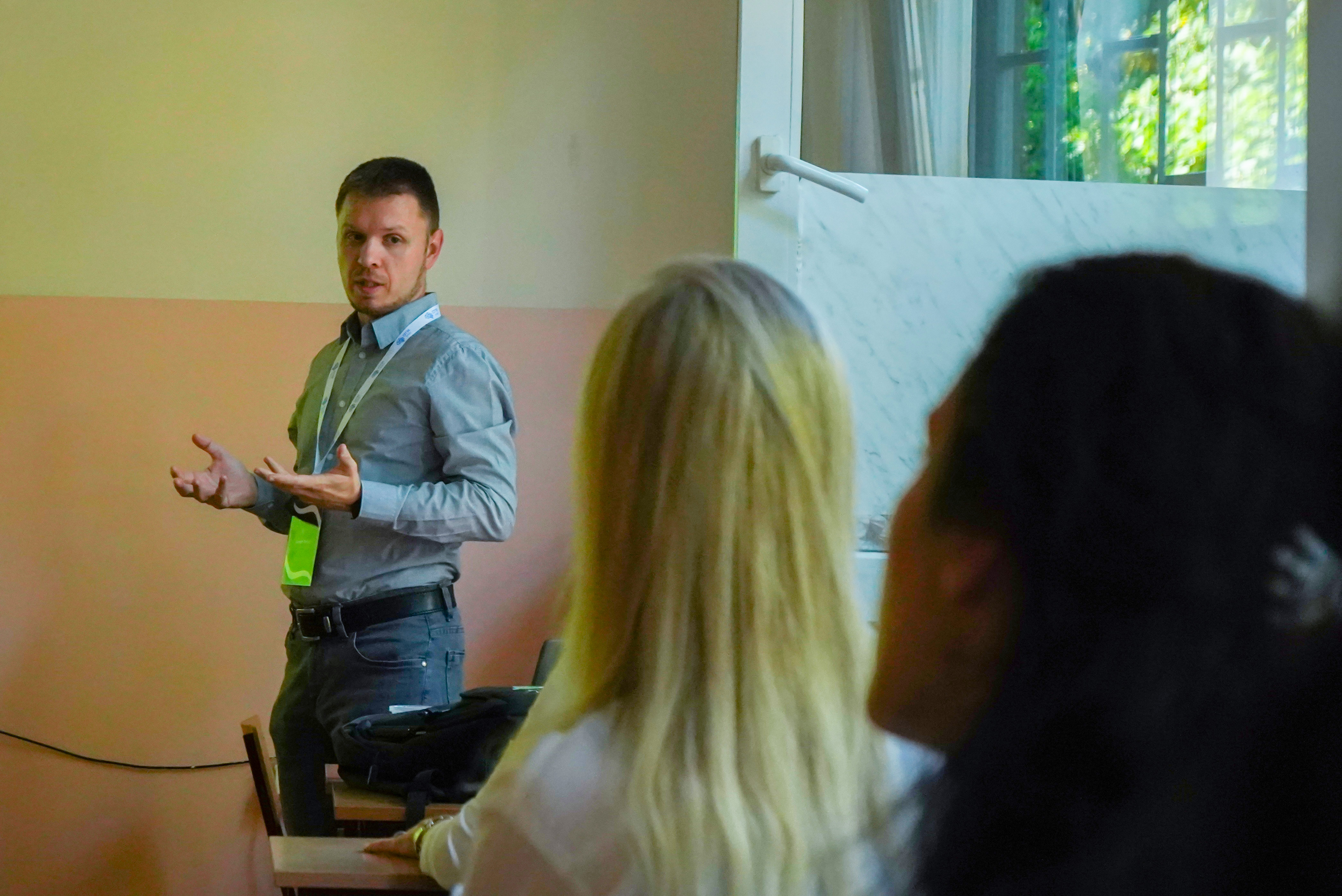 Training for teachers in the Secondary Tourism School in New Belgrade — Photo by OTA Sync