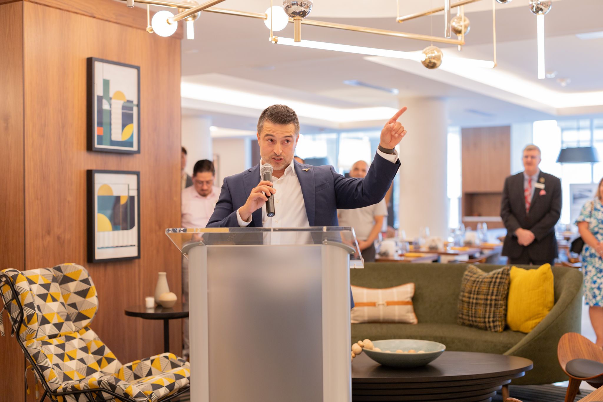 Hector Sanchez, Chief Executive Officer at Premier and Head of Development at Ashford Inc. at the ribbon cutting of the Le Meridien Fort Worth Downtown. — Photo by Premier