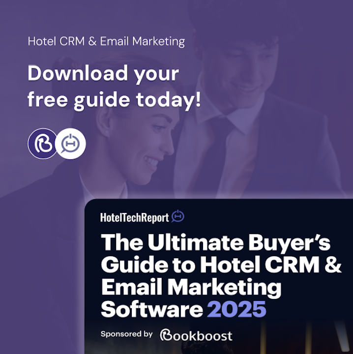 Bookboost partners with HotelTechReport to present the 2025 Email Marketing & Hotel CRM Buyer's Guide