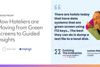 How Hoteliers are Moving from Green Screens to Guided Insights