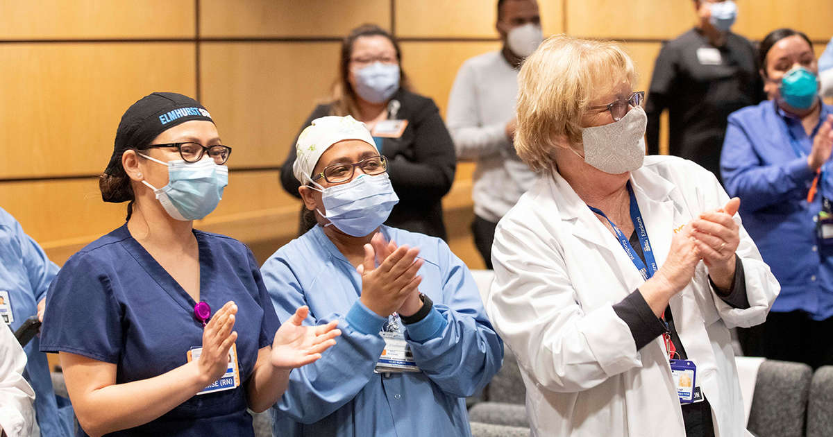 American Airlines and Hyatt Surprise Healthcare Workers at NYC Health ...