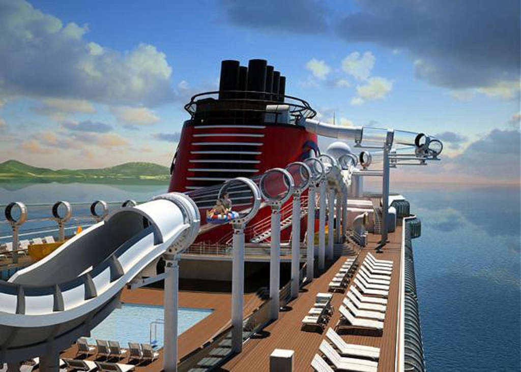 Cruise Ships Add Waterslides & Aqua Parks | Floating Hotel Waterpark ...