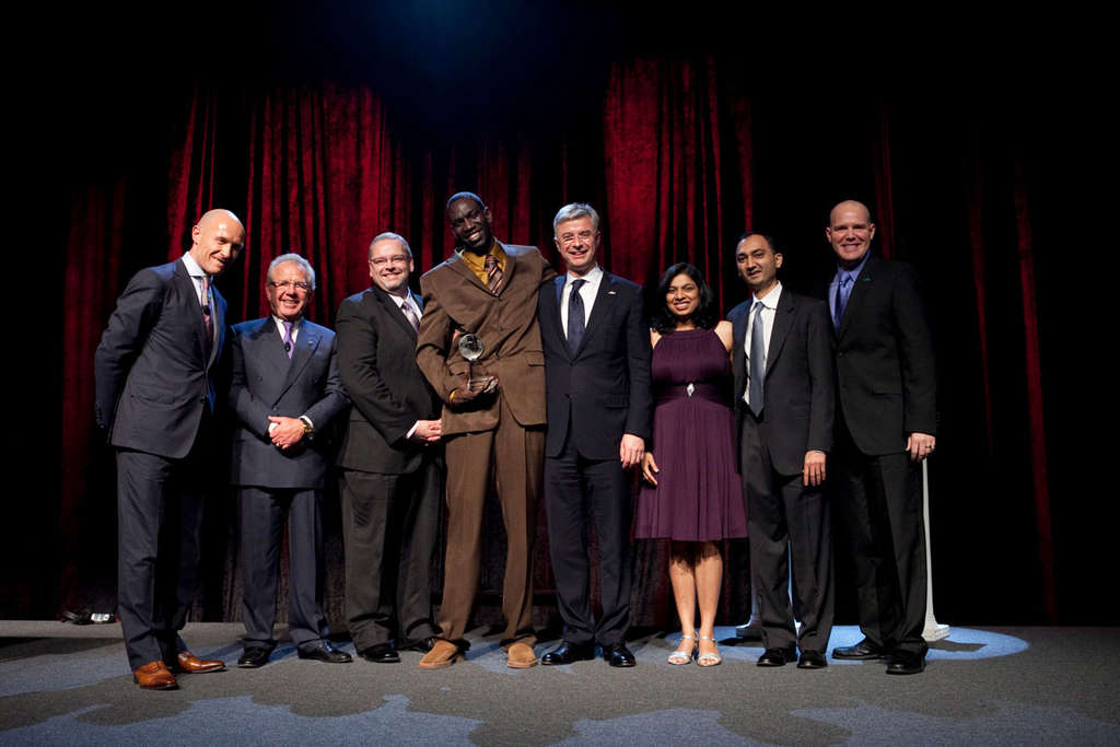 U.S. EMPLOYEE RECOGNIZED AS CARLSON REZIDOR HOTEL GROUP 2011 GLOBAL EMPLOYEE OF THE YEAR — Photo by Radisson Hotel Group