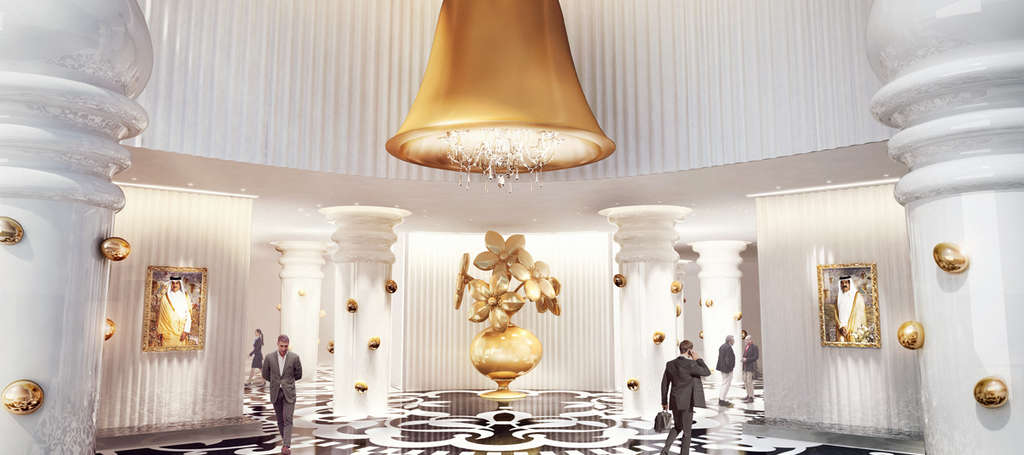 Marcel Wanders' theatrical interiors for Qatar's Mondrian Doha hotel