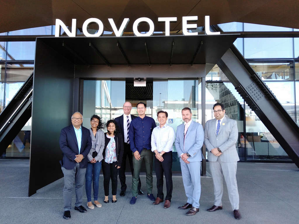 novotel suite hotel text brand and text sign logo on building facade  entrance Stock Photo | Adobe Stock