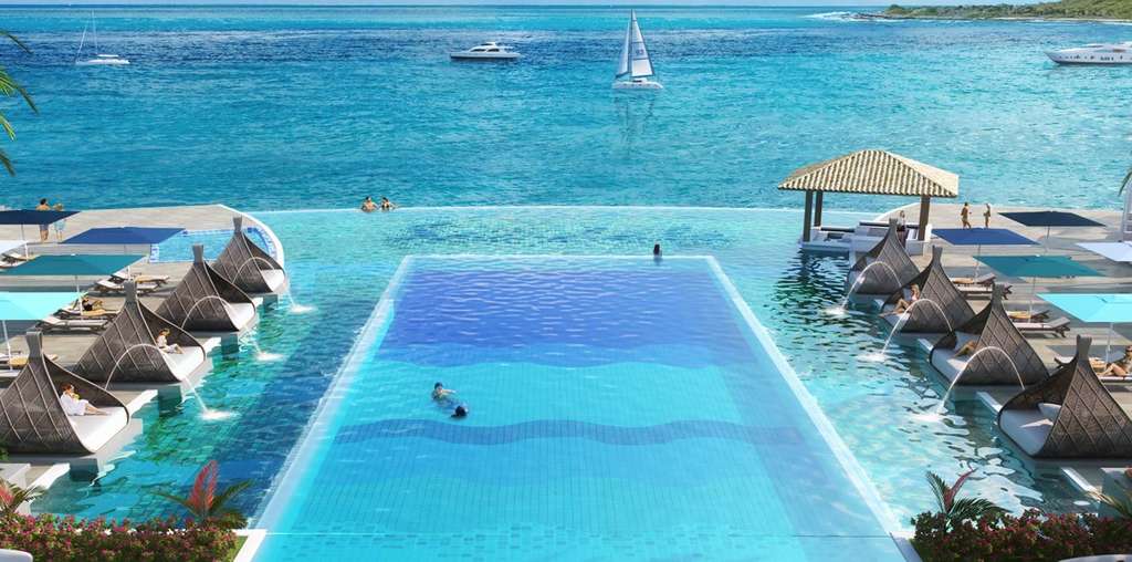 Stunning Overwater Wedding Chapel At Sandals Grande St. L...