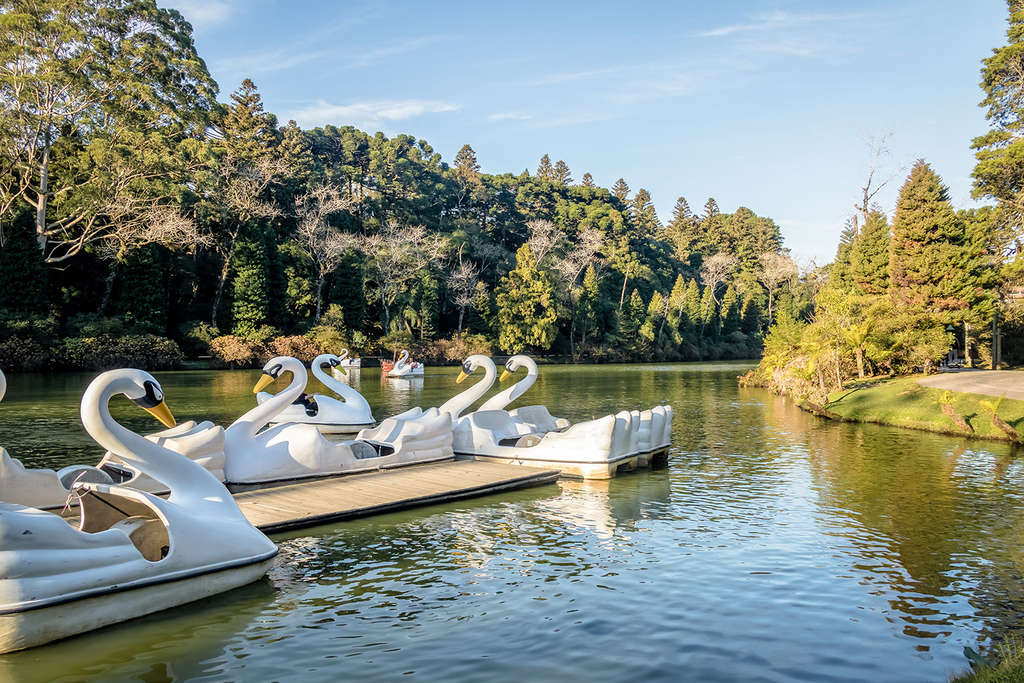 Lago Negro (Black Lake) with Swan Pedal Boats - Gramado, Rio Grande do Sul, Brazil — Photo by Booking.com
