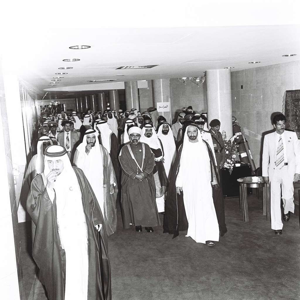 1st GCC Meeting at InterContinental Abu Dhabi - Sheikh Zayed Al Nahyan and the Sultan of Oman— Photo by IHG