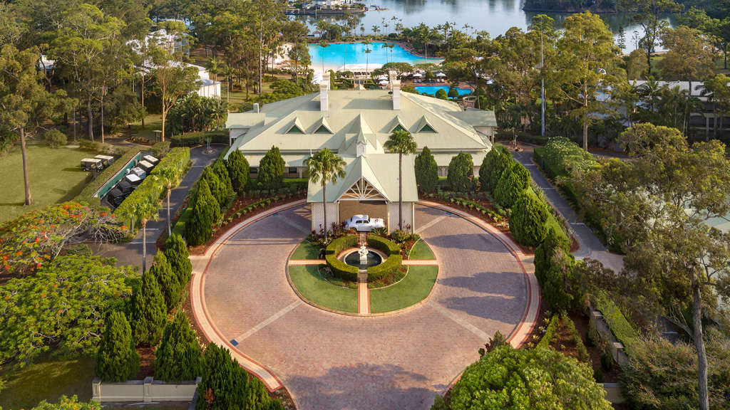 Aerial view of InterContinental Sanctuary Cove Resort— Photo by IHG