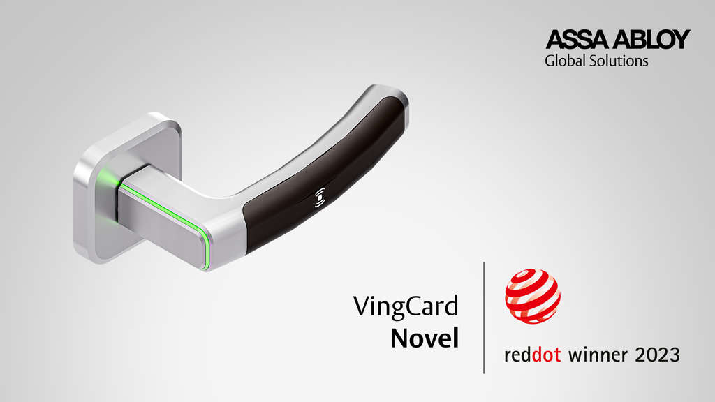 ASSA ABLOY Global Solutions Wins 2023 Red Dot Design Award for VingCard Novel — Photo by ASSA ABLOY Global Solutions