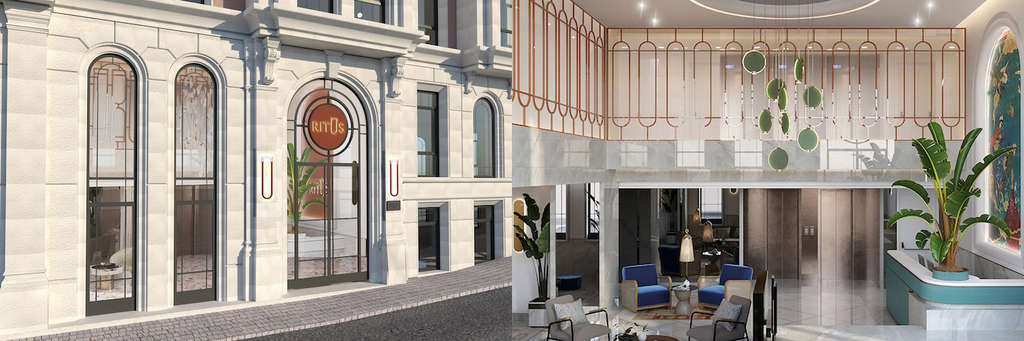 (l) Ritus Hotel Istanbul Sultanahmet, Tapestry Collection by Hilton - Exterior - (r) Ritus Hotel Istanbul Sultanahmet, Tapestry Collection by Hilton - Lobby— Photo by Hilton