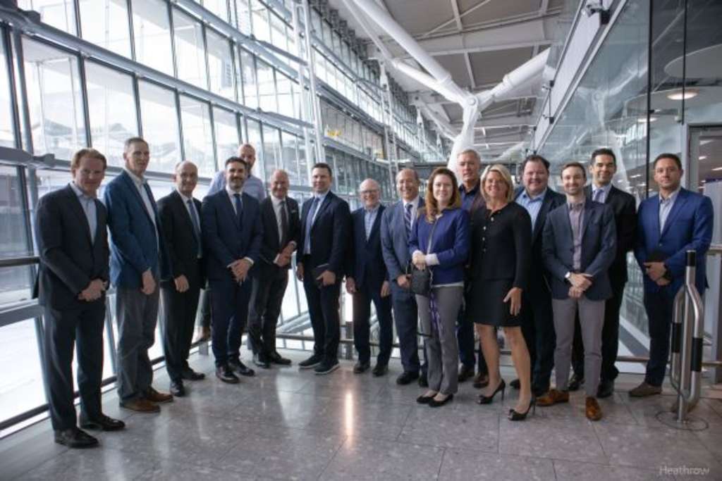 The Committee on Seamless and Safe Travel and the U.S. Travel Association conducted an on-site visit to Heathrow Airport. — Source: U.S. Travel Association