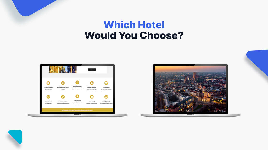 Which Hotel Would You Choose Based on the Website — Photo by MARA Solutions GmbH