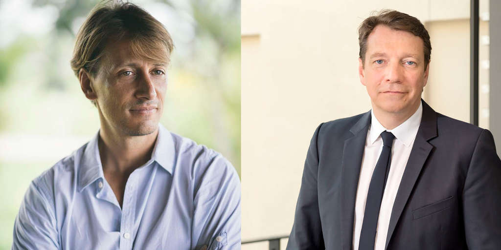 (l): Arnaud Zannier - (r): Jacques Olivier Chauvin — Photo by BLLA